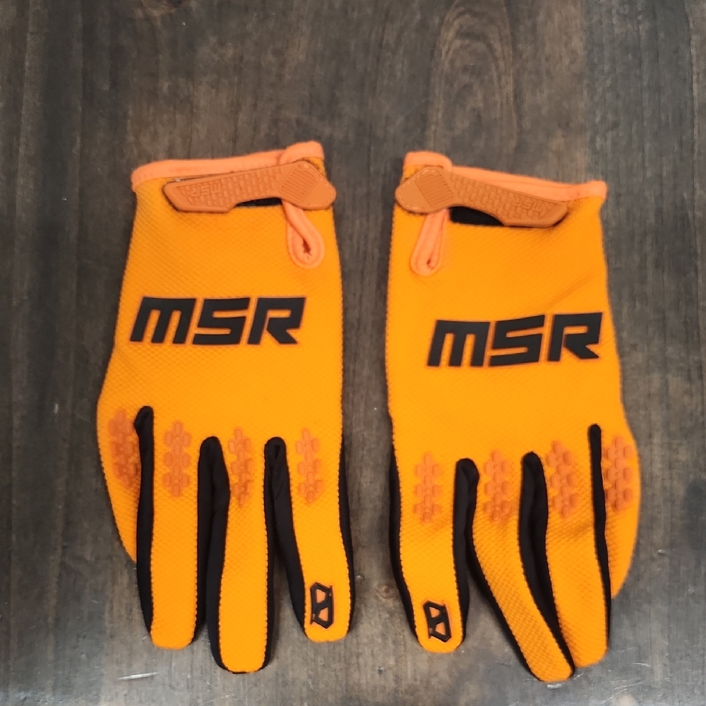 MSR Orange and Black Gloves